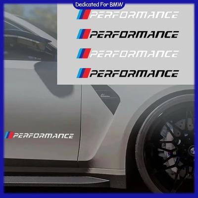 2PCS Car Vinyl Reflective Sticker Rearview Mirror Body Door Decor Decal For BMW M Performance E90 E92 E93 F20 F21 F30 F31 F32 M3