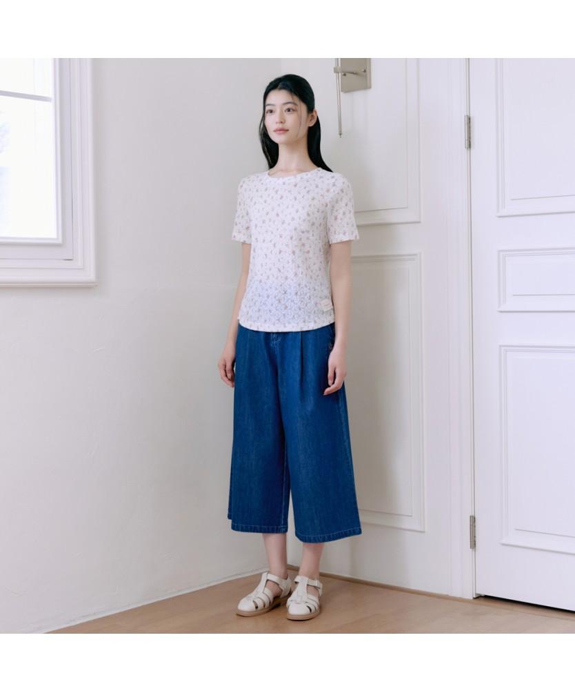 THURSDAY ISLAND Flower Print T-Shirt_T264Mts237W