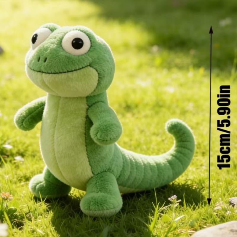 Cute Ka'y Beaver Plush Toy, Green Lizard Realistic Plush Toy Doll