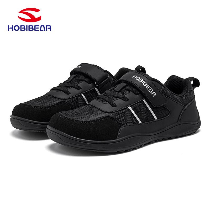 Happy Bear Kids' Velcro Wide Last Breathable Training Shoes for Boys & Girls - Spring & Autumn Casual Sports.