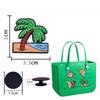 24pcs Fun Summer Silicone Bag Clips – DIY Detachable Summer Fashion Decor Charms for Bags & Sandals