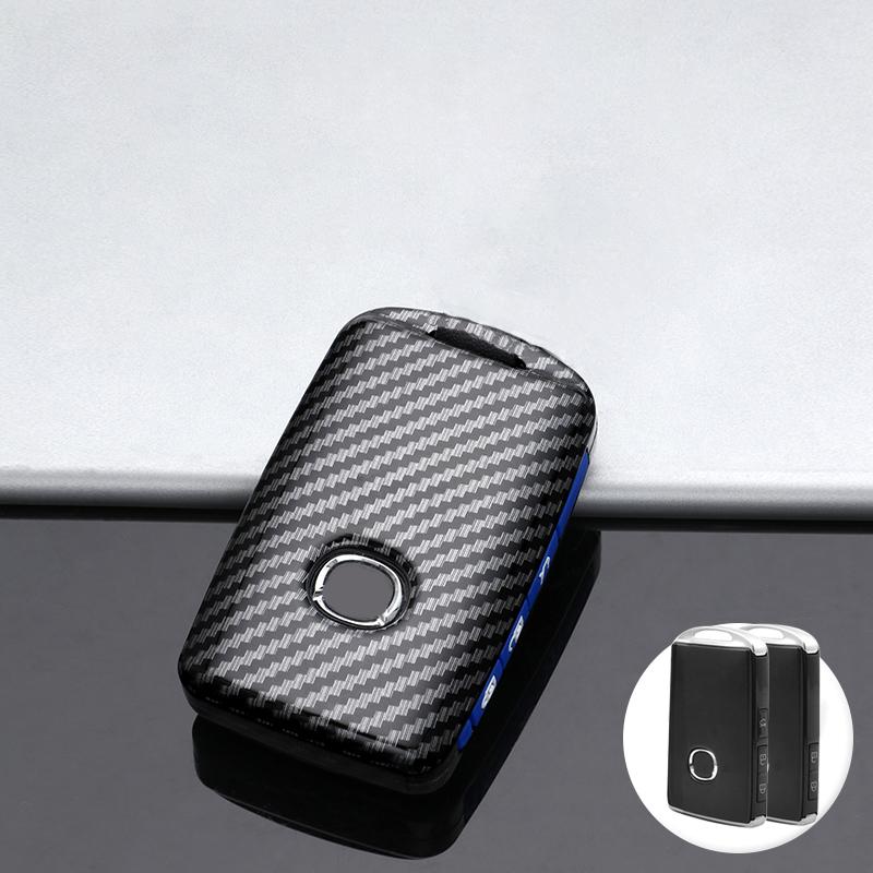 Carbon Fiber+Silicone Car Key Cover Case For Mazda 3 Alexa Cx-30 Cx30 Cx5 Cx 5 Cx-5 Cx8 Cx9 Cx4 Auto Accessories