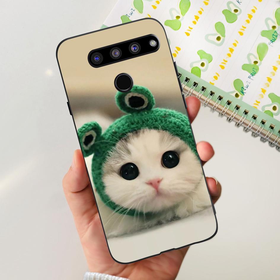 For LG V35 ThinQ Case Cover For LG V40 V50 V50S ThinQ Shockproof Silicone Cases Fashion Flower Soft Funda For LGV50 ThinQ Bumper