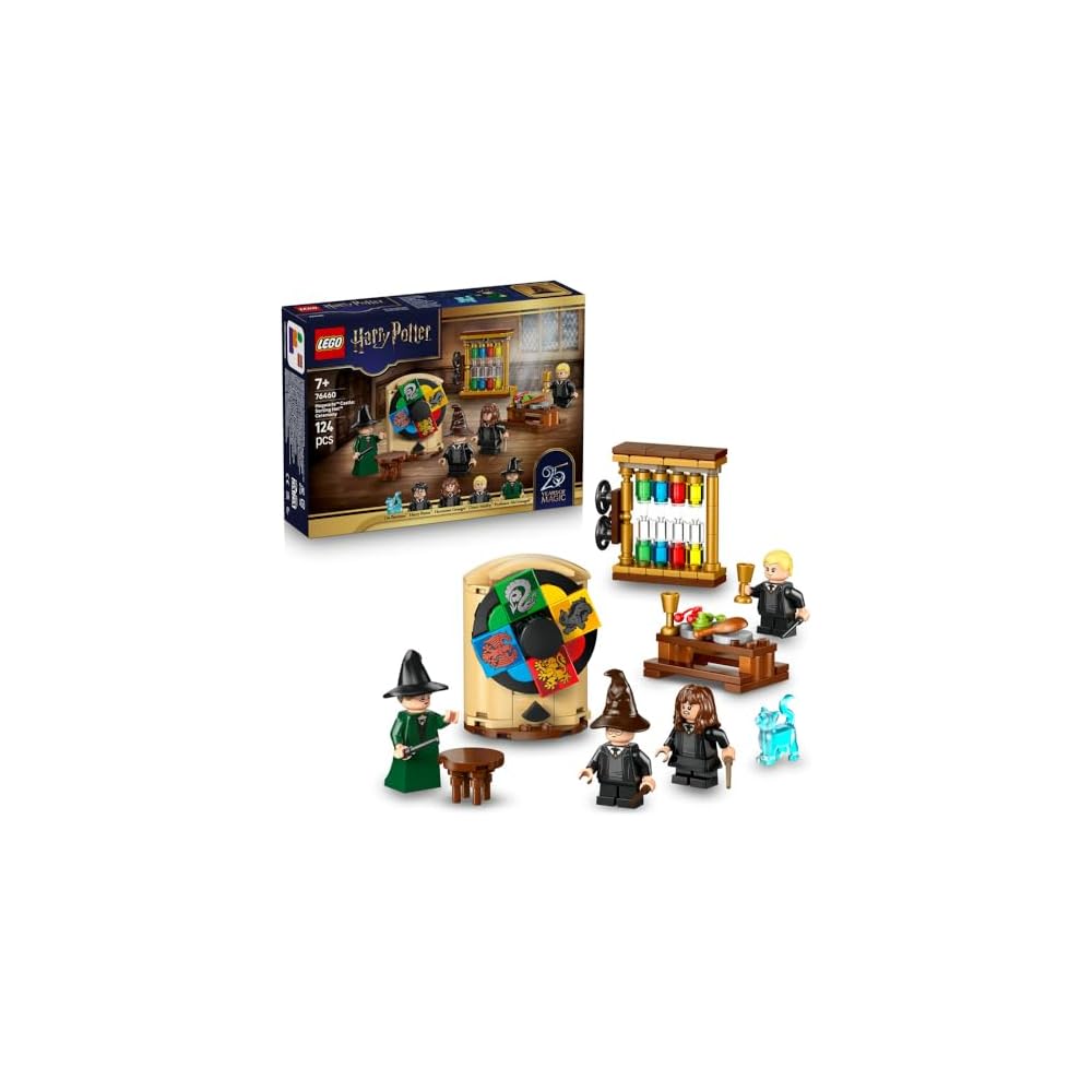 LEGO Harry Potter Hogwarts Castle Sorting Hat Ceremony Building Set Toy for Kids Ages 7-9
