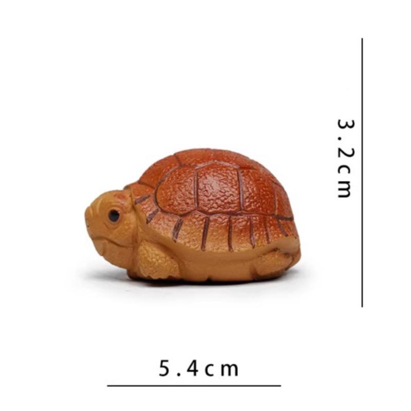 

1pc Little Turtle Tea Pet Mini Simulation Cute Tea Game Desktop Trinket Kung Fu Teaset Decoration Tea Ceremony Accessories