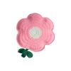 Crochet Flower Coasters, Handmade Knitted Heat Resistant Cup Mats Table Placemats, Decorative Crochet Doilies for Tabletop Protection, Cute Home Decor