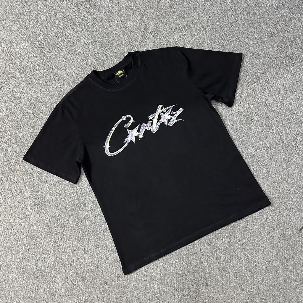 Cross-border manufacturer Corteiz tide brand Alcatraz summer new retro printing men's and women's trend loose short sleeves summer