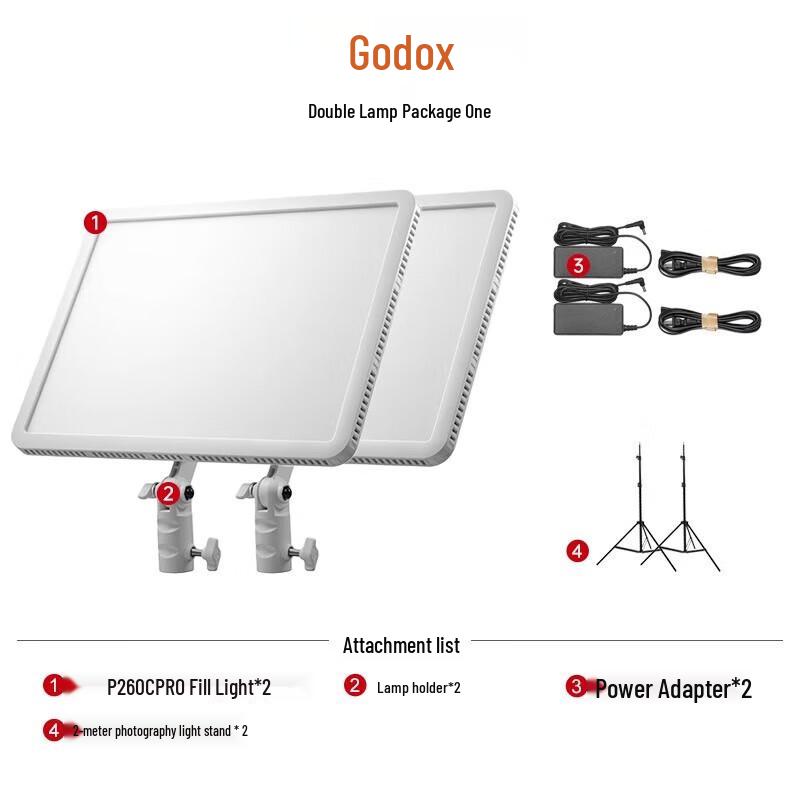 Godox P260CPRO Bi-Color LED Video Light