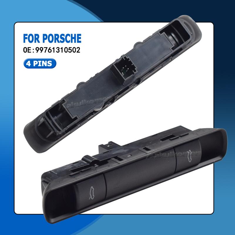 99761310502 99761310502A05 For Porsche 911 987 997 Boxster Cayman Carrera Car Hood and Decklid Trunk Lid Release Switch Button
