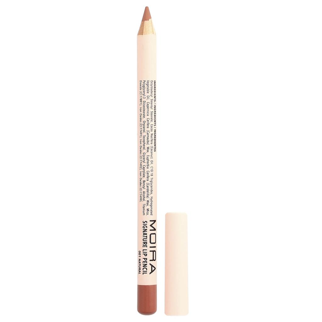 Moira Beauty, Signature Lip Pencil, 001 Natural, 1.1g (0.04oz)