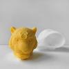Tigers Head Silicone Candle Mold Epoxy Casting Molds Handmade Soap Chocolate Cake Baking Tool Table Home Decorations