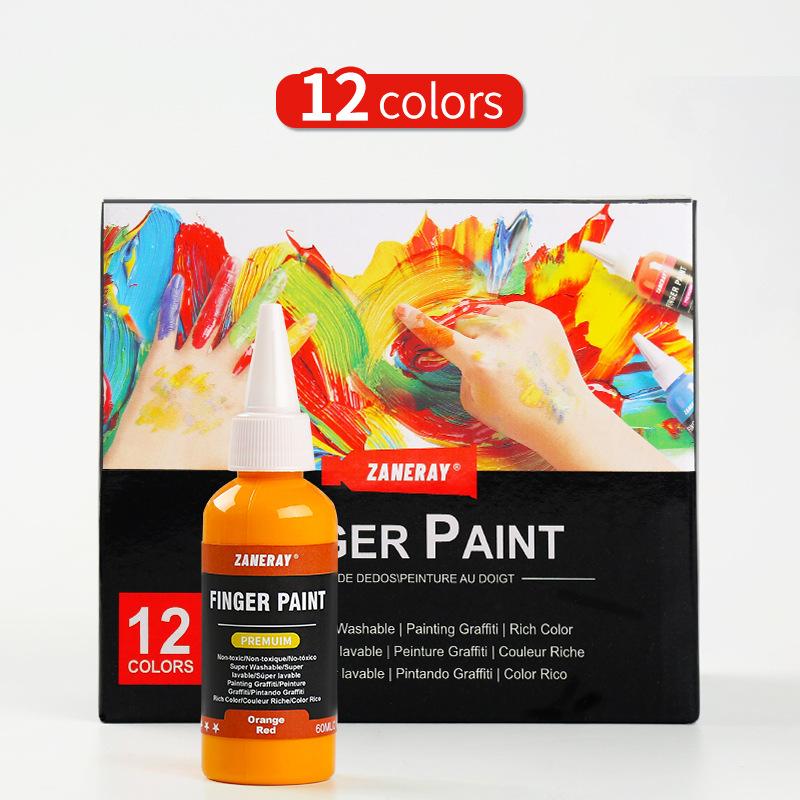 

12/18-color Acrylic Pigment Set 60ML Waterproof Professional Art Painting Wall Painting Pigments 60ml