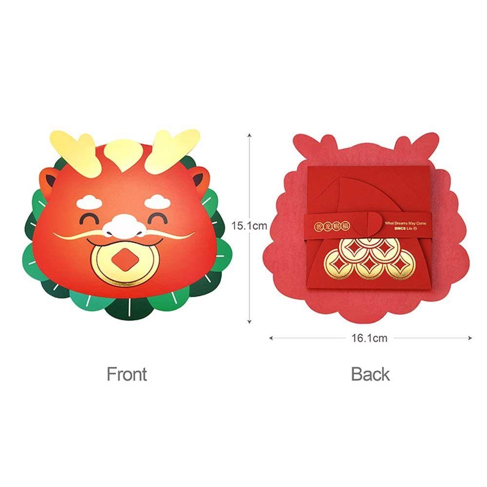 2024 Chinese Dragon Year Chinese Folding Red Envelope Spring Festival Supplies  Celebration Party