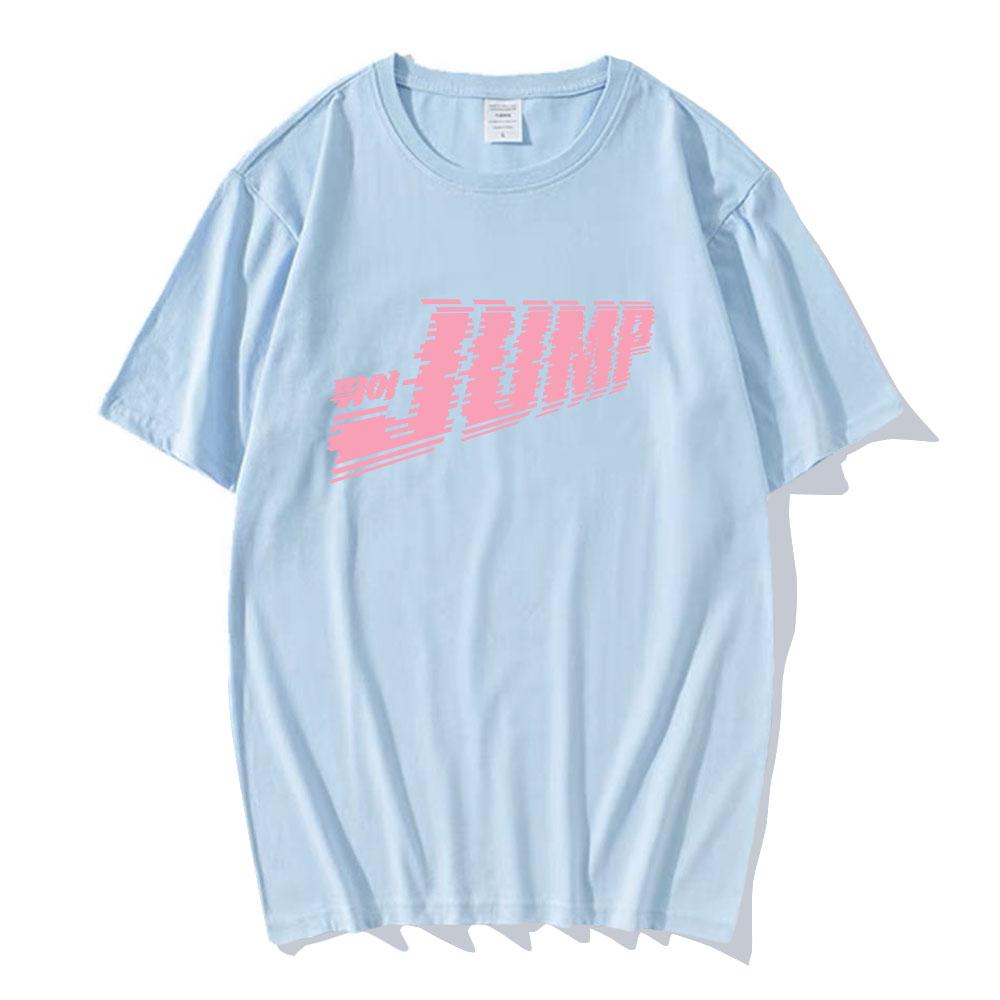Skoč Jednobarevné tričko Módní Dívčí Kapelní trička Unisex Streetwear Ležérní Volné Krátký Rukáv Bavlněná Trička