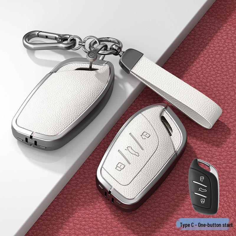 Compatible Key Cover for Roewe RX5 Max/ RX5/ RX3/ I5/ I6 Plus/ New 350/360 - Unisex Design.