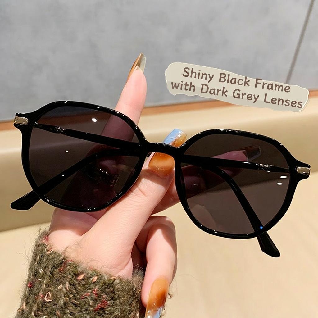 

Uv400 Shades Uv400 Casual Outdoor Sunglasses Round Frame Sunglasses Stylish Women S Sunglasses For Daily Commute Party Cycling