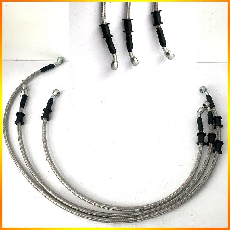 Lengh 40cm-150cm Hydraulic Brake Hose  Universal Brake Hose Line Steel Brake Cable  Banjo Head Both Sides 28 ° For Motorcycle