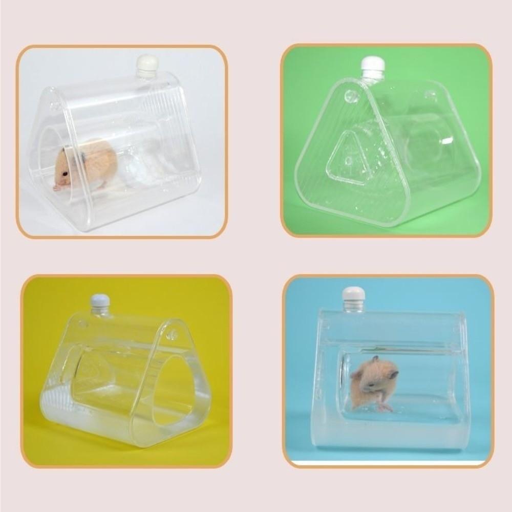 Cooling Triangle Hamster Cage High Transparency Small Pets Ice House  Summer