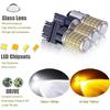 iBrightstar Super Bright 3157 4157 3155 3457 Switchback LED Bulbs with Projector Replacement for Daytime Running Lights/DRL and Turn Signal Lights,