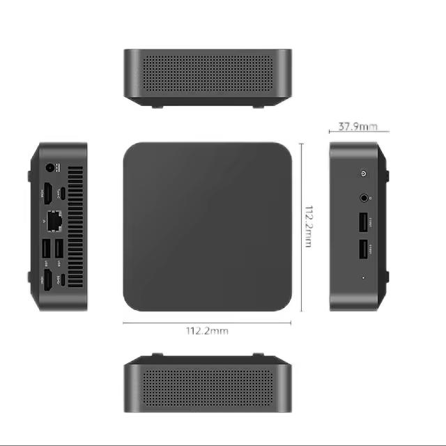 Zcela nový vlastní Mini PC N95 s čtyřjádrovým procesorem pro hraní her, 8 GB + 256 GB DDR4 Mini PC pro hry, Mini Host Stolní počítač