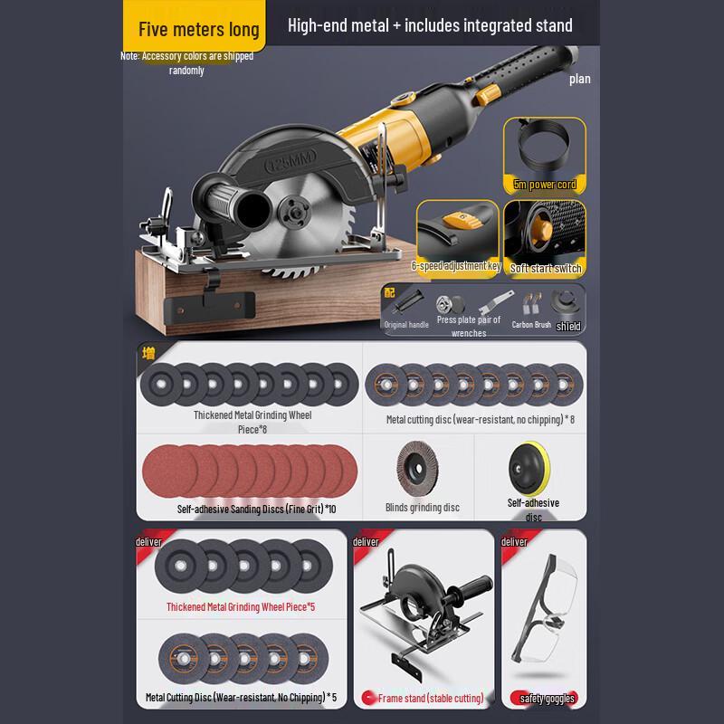 Keruika Electric Angle Grinder CN plug (adapter included)