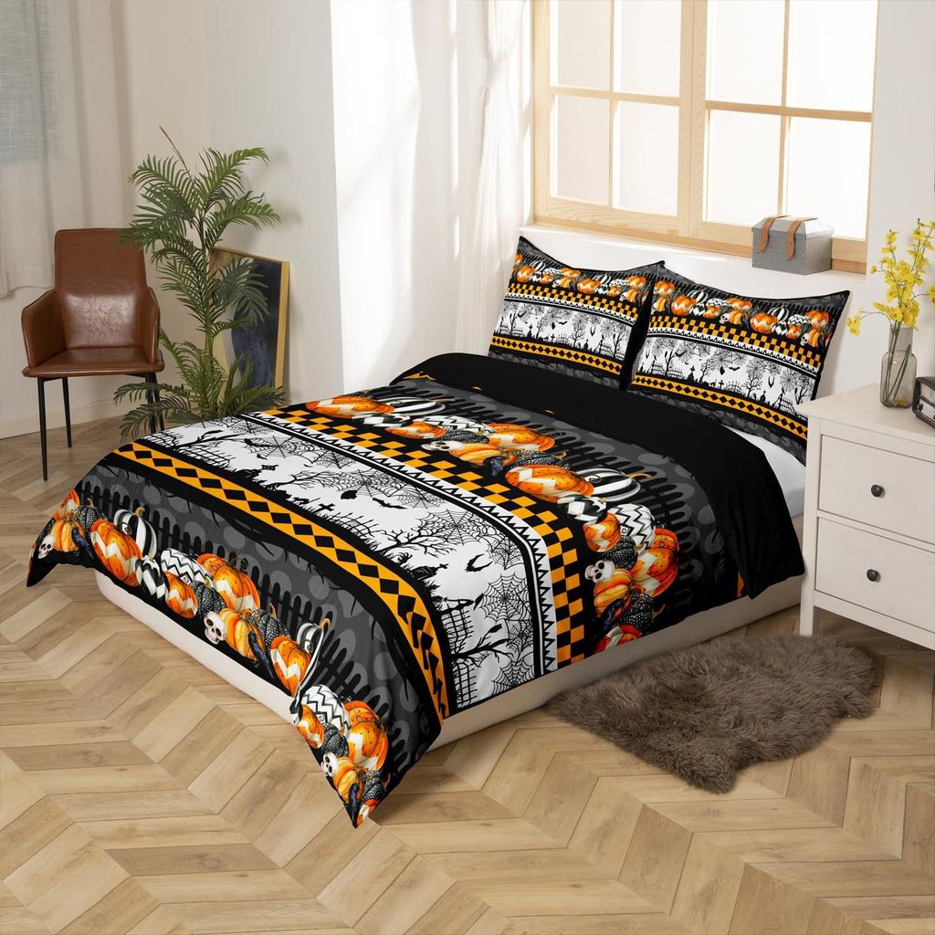 Halloween Duvet Cover Set Bedding Set 3-piece Bedding Set