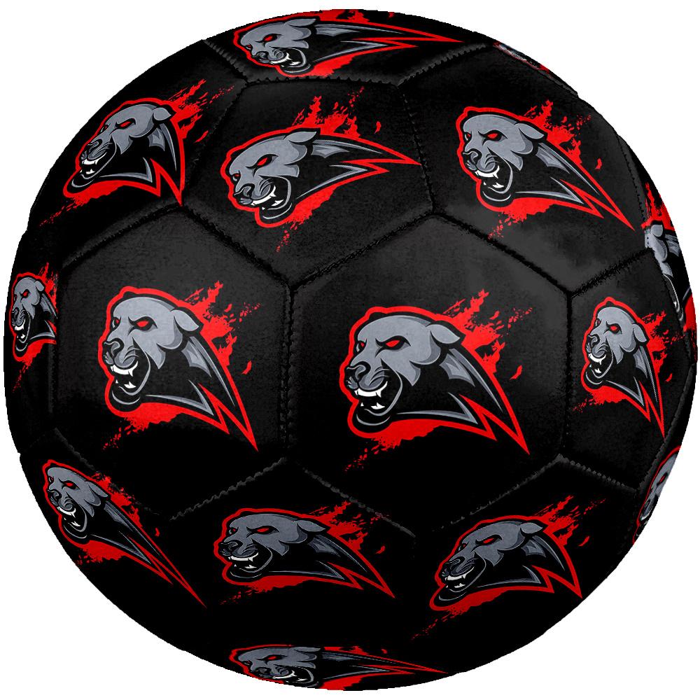 1PC Panther Spirit Emblem Soccer Ball Size 5 Football Machine Sewn Indoor/Outdoor Universal Football Surprise Collection n95