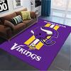 Minnesota Vikings Logo Teppich für Wohnzimmer Schlafzimmer Zuhause Sofa Dekoration, Kinder Spiel rutschfeste Fußmatte