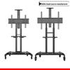 NB Universal Mobile LCD TV Stand with Wheels for Video Conferencing