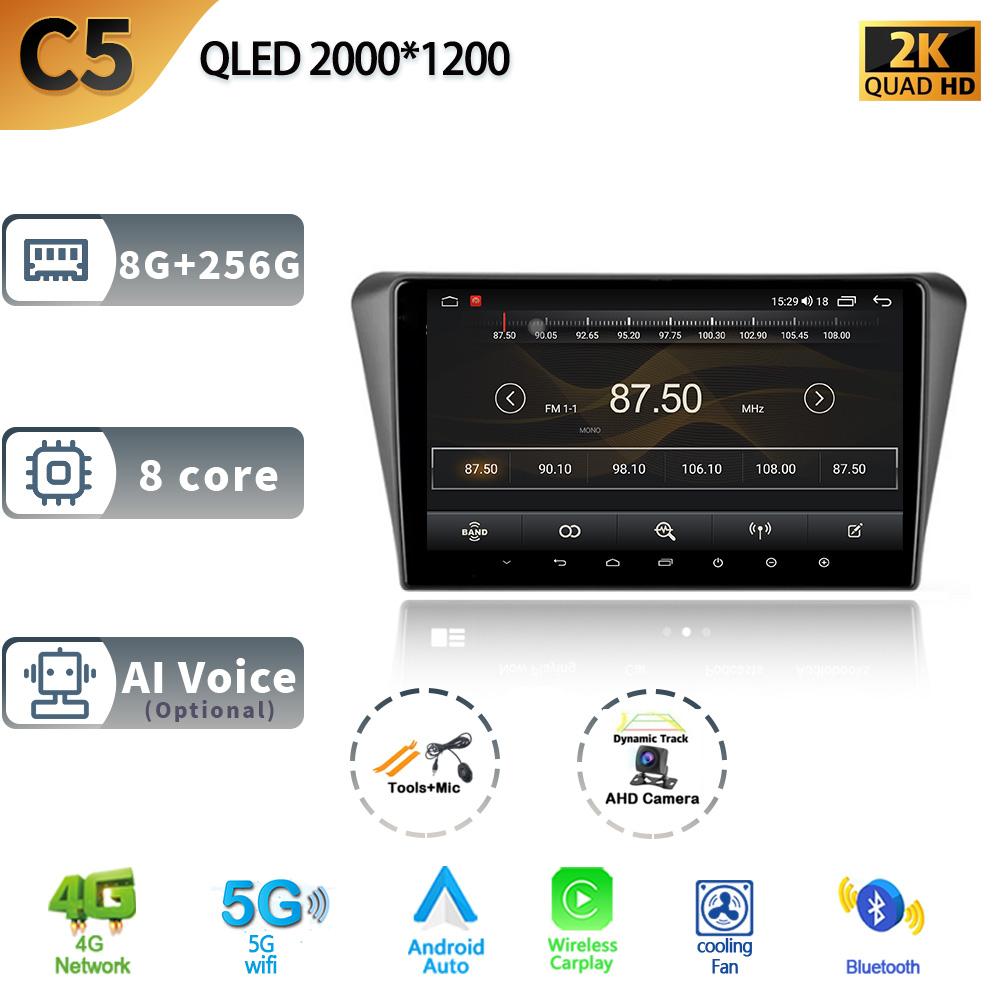 Android 13 Car Radio Wireless Carplay For Peugeot 408 2014- 2018 5G Wifi Stereo Multimedia Video Player GPS Navigation Head Unit
