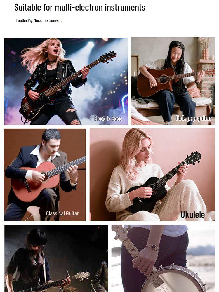 Folding Bakelite Guitar Stand: Portable A-Frame for Electric & Bass