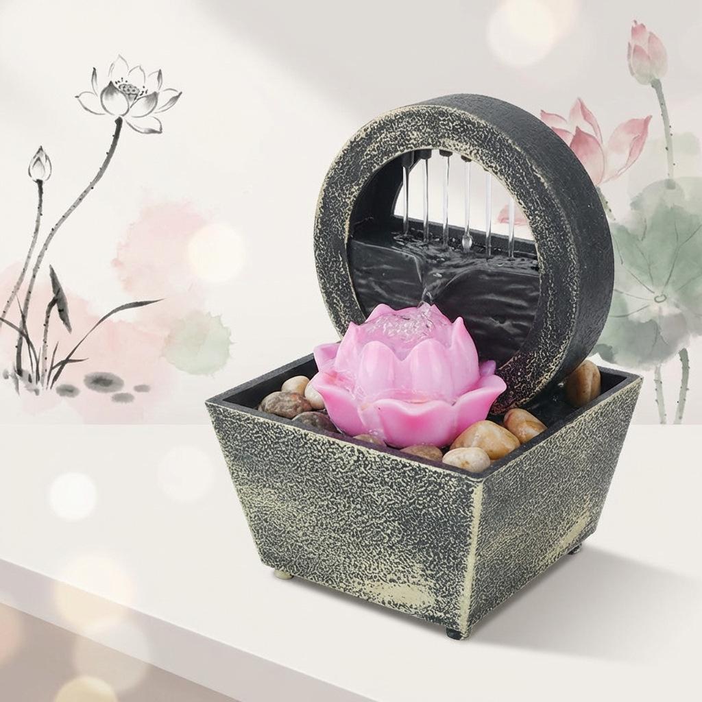 Desktop Water Fountain: Wealth-Attracting Home & Office Decoration