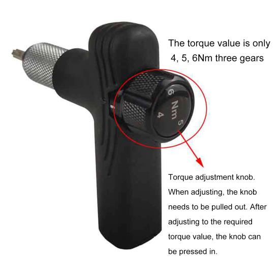 1 Set Cheie Dinamometrică Bicicletă Aliaj Aluminiu de Înaltă Rezistență Rezistent la Coroziune Cheie cu Clichet Dinamometrică Bicicletă 4/5/6mm Reglaj Reparare