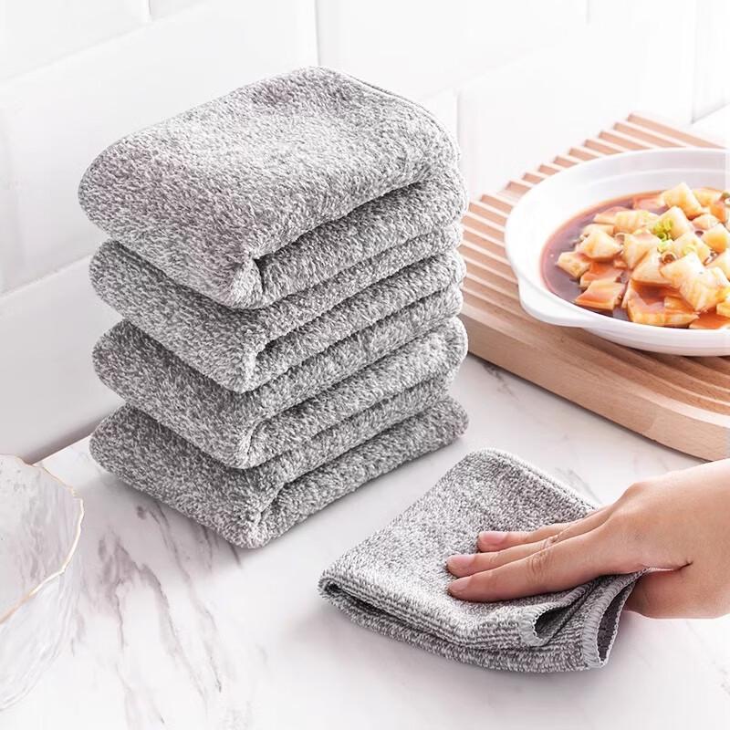 ChuyiQi Bamboo Charcoal Kitchen Cleaning Cloth