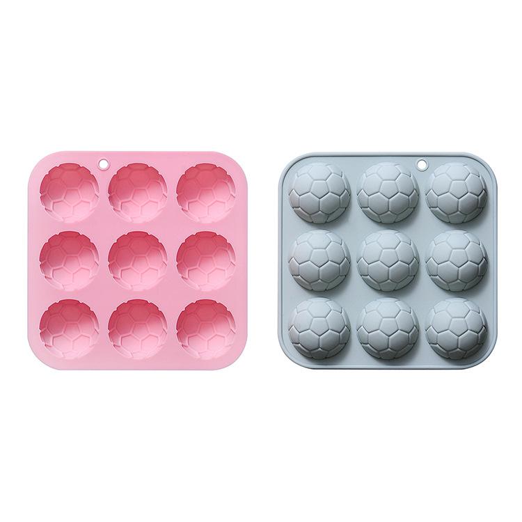 Silicone Chocolate for Football Candy Making, 9 Cavities for DIY Baking and Decor