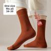5 Pairs of Female Autumn and Winter Warm and Cold Proof Thick Wool Ring Boneless Velvet Tube Socks