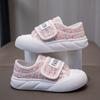 Children's canvas shoes 2025 summer new trend boys' student shoes girls' low-top one-pedal children's shoes