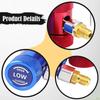R1234yf Adapter Kit Connectors Solid Fitting High Side and Low Easy Using Couplers Self