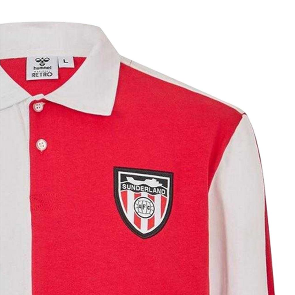 Camiseta de Fútbol Retro de Manga Larga para Hombre Sunderland AFC de Hummel