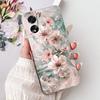 For OPPO A18 A38 CPH2579 CPH2591 Elegant Floral Butterfly Phone Case For Oppo A18 A38 4G Soft Silicone TPU Cases
