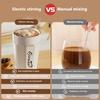 Red 350ML Stainless Steel Thermo Bottle Home And Kitchen Thermal Water Bottle Portable Electric Mixing Coffee Thermal Mug