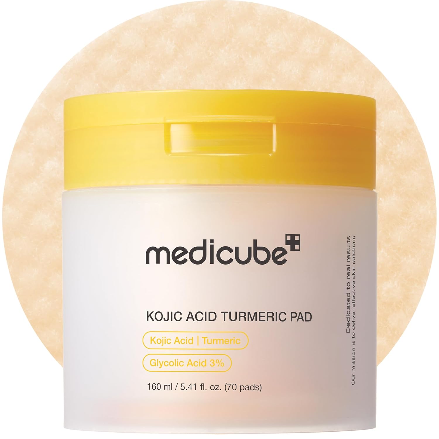 Medikube Koji Acid Vitamin Toner Pad Wiping Lotion Turmeric Niacinamide Clear Skin Care Bright Beautiful Dark Spot