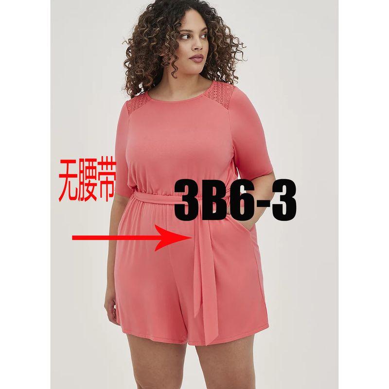 

Кружевной комбинезон для полных девушек, экспортная домашняя одежда Orange-no belt 0