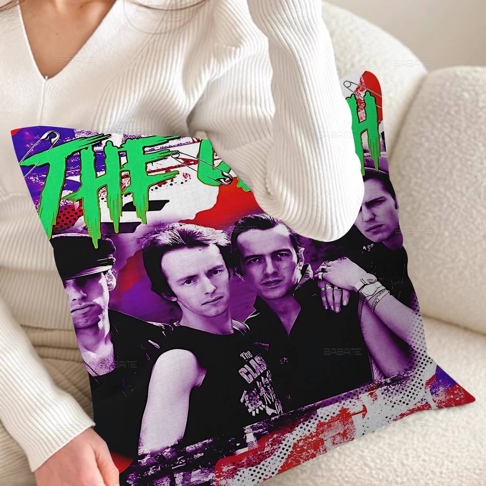 Clash The Band Whitepaper Personalized Picture Text Home Decorative Pillows Household Gifts 45x45cm