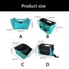 Portable Nylon Tool Bag With 5 Side Pockets Folding Tool Pouches For Easy Organization And Durability Construction