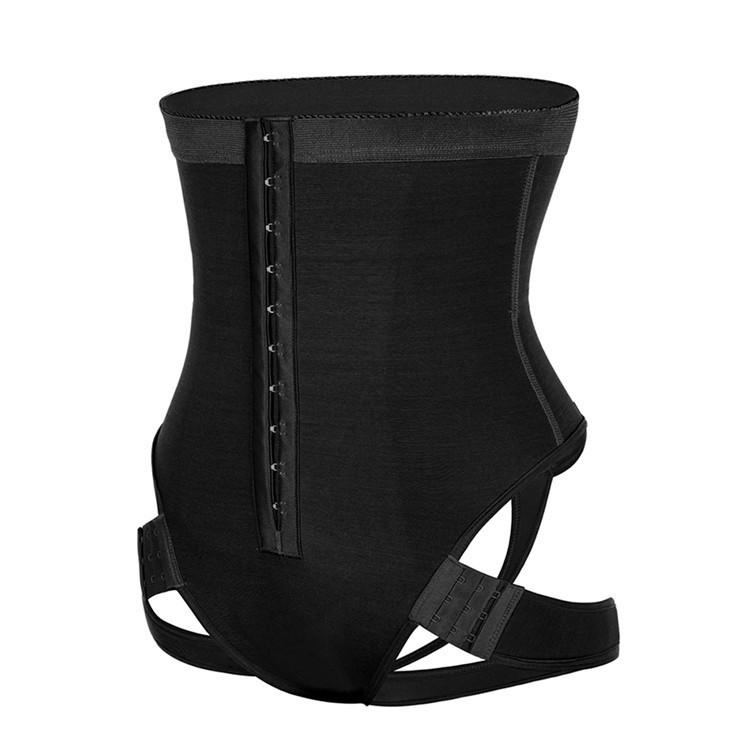 OEM Women's High-Waist Slim Waist Shapewear Plus Size Belly Control Girdles Shapewear with Padded Decoration