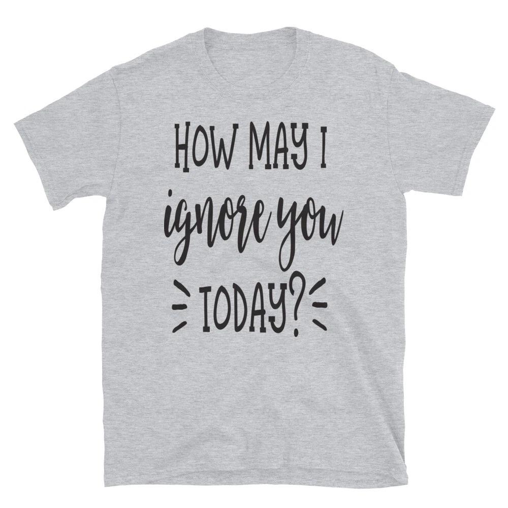 How May I Ignore You Funny Sarcastic Family Love Classic Fit T-Shirt 3XL