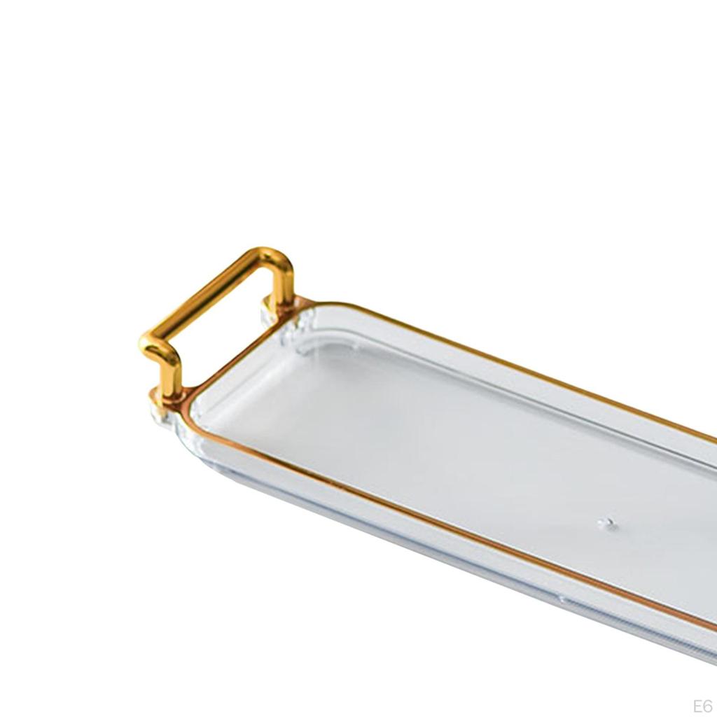 Elegant Serving Tray with Handles for Entertaining and Home Decor
