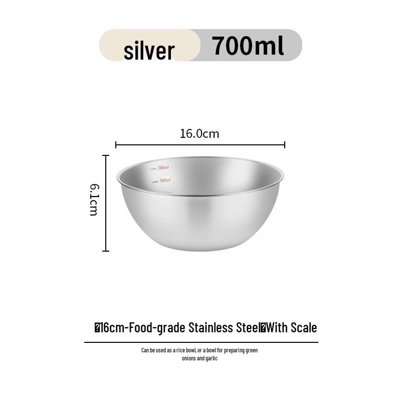 Stainless Steel Mixing and Salad Bowl - Style 304