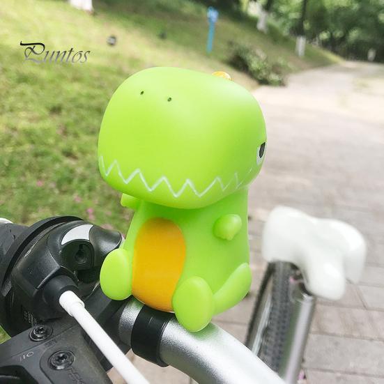 Cartoon Bike Bell Cute Squeeze Bicycle Horn Loud Clear Sound Easy Installation On 0.87" Handlebars Bicycle Bell Lightweight Plastic Silicone